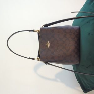 Coach Small Town Bucket Bag in Signature Canvas